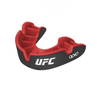 Opro UFC Adults Silver Self Fit Mouth Guard - Black