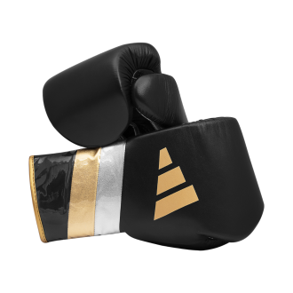 Adidas Adispeed Pro Lace Boxing Gloves - Black