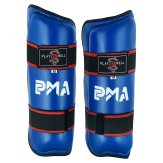 Semi Contact Elite Kickboxing Shin Guards - Blue