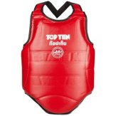 Top Ten Muay Thai IFMA Approved Chest Guard - Red
