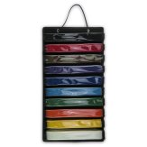 Standard Cloth Fabric Foldable Wall Mounted Belt Display - Black