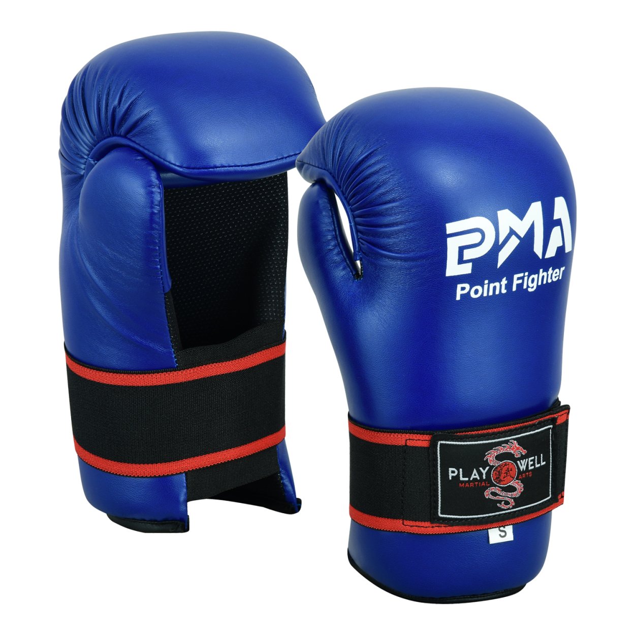 Semi Contact Point Sparring Gloves: Blue - NEW - Click Image to Close