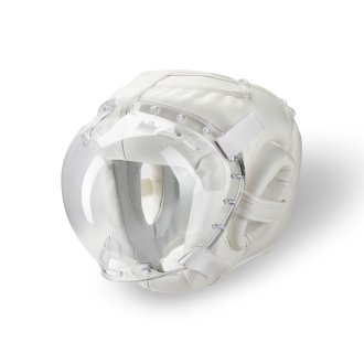 Kudo Adults White Padded Headguard: Full Mask - NEW