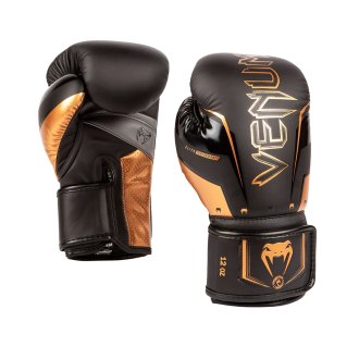 Venum Elite Evo Boxing Gloves - Black/Gold