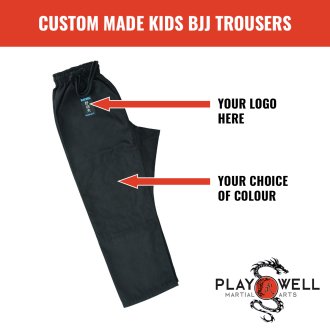 Custom Made Martial Arts Kids Bjj Gi Pants - Your Logo