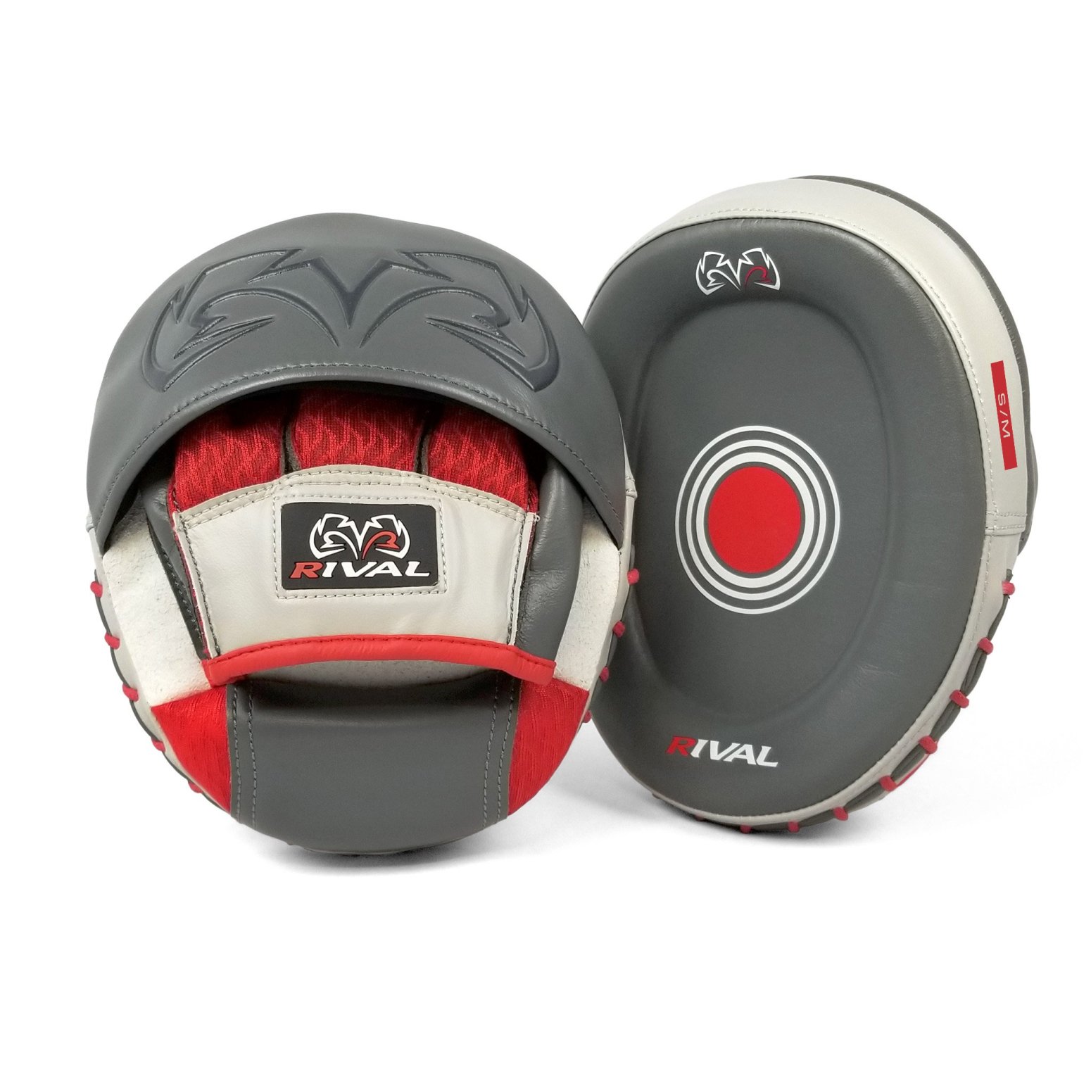 Rival Boxing RPM80 Impulse Focus Punch Mitts - Grey - Click Image to Close