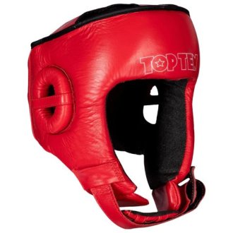 Top Ten Muay Thai IFMA Approved Head Guard - Red