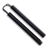 NR-037: Nunchaku Octagonal with Cord: Black