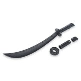 Black Polypropylene Curved Sword - W215