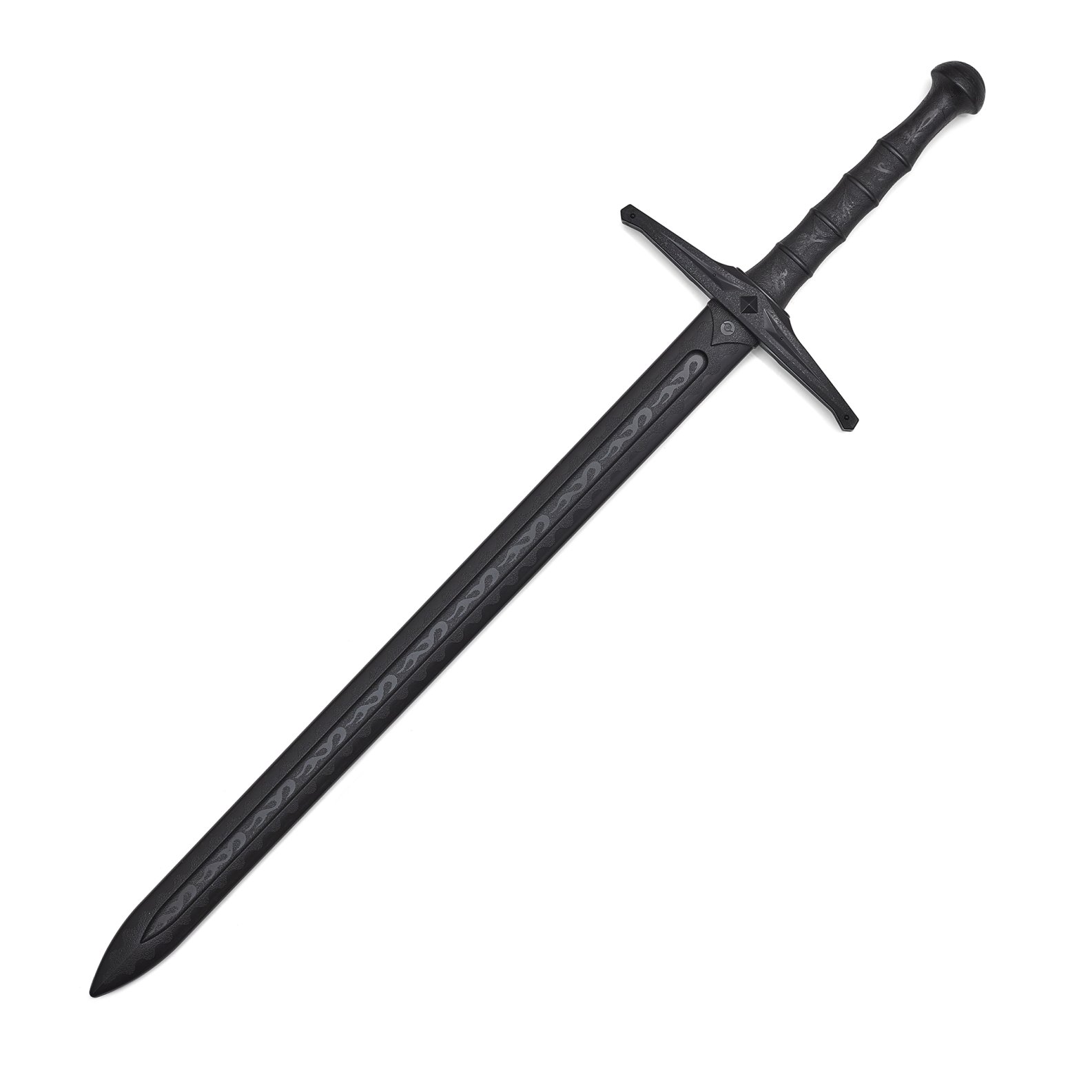 Black Polypropylene Full Contact Excalibur Long Sword - 41.7\"