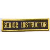 Senior Instructor Patch: P124