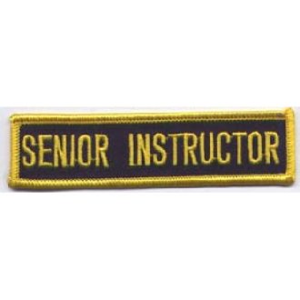 Senior Instructor Patch: P124
