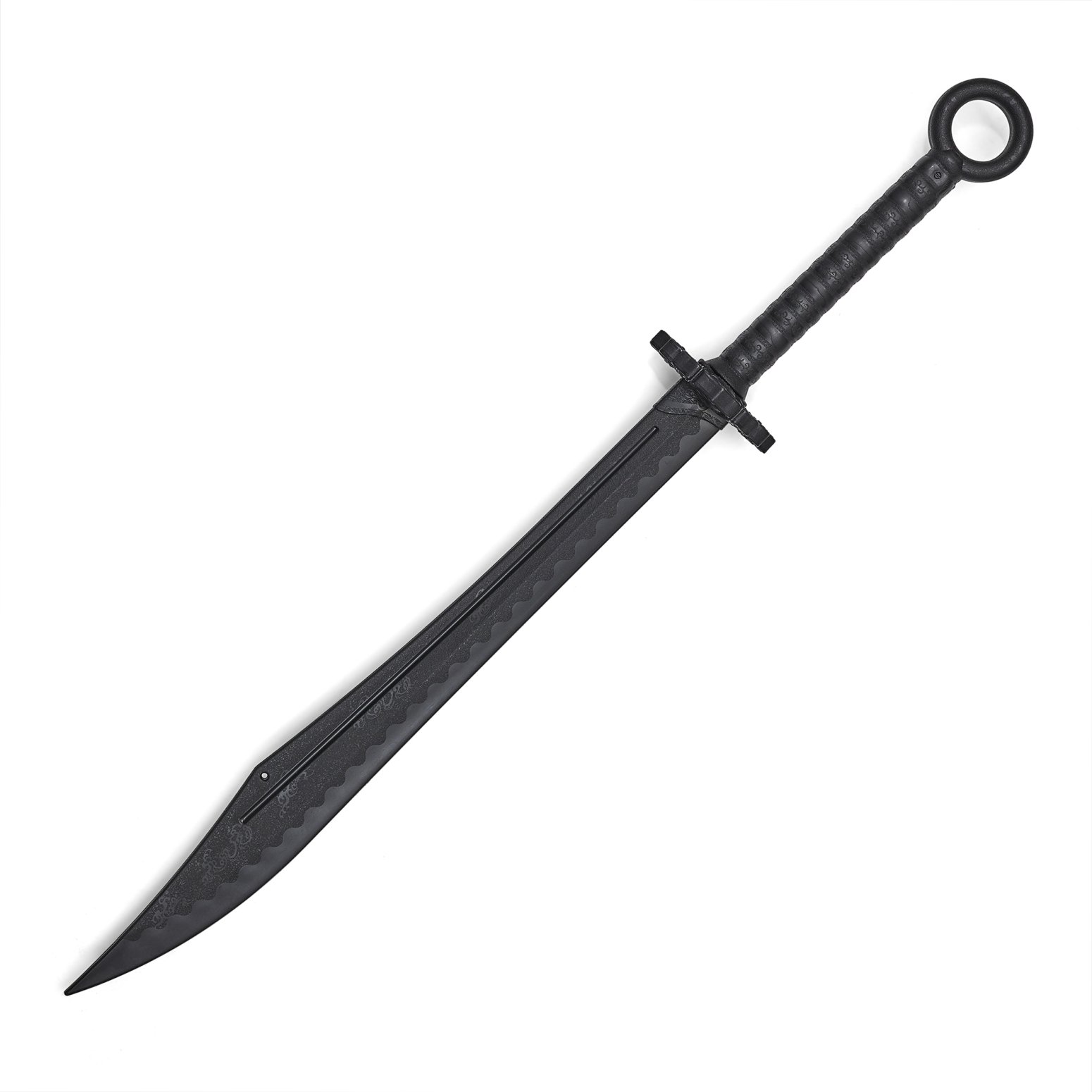 Black Polypropylene Dadao Kung Fu BroadSword - 37\"