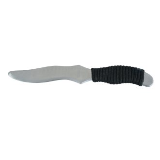 Metal Blunt Roped Grip Training Knive : No 2 - PRE ORDER