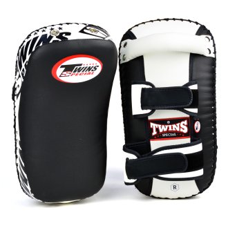 Twins Muay Thai Kick Pads Light Kick Pads - Black/White