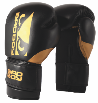 Bad Boy Zeus Matte Boxing Gloves - Black/Gold