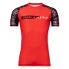 Tatami Mens No Gi Uncover Short Sleeve Rash Guard - Red