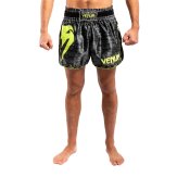 Venum Giant Camo Muay Thai Fight Shorts - Black/Yellow