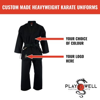 Custom Made Martial Arts Heavy Weight Uniforms - Your Logo