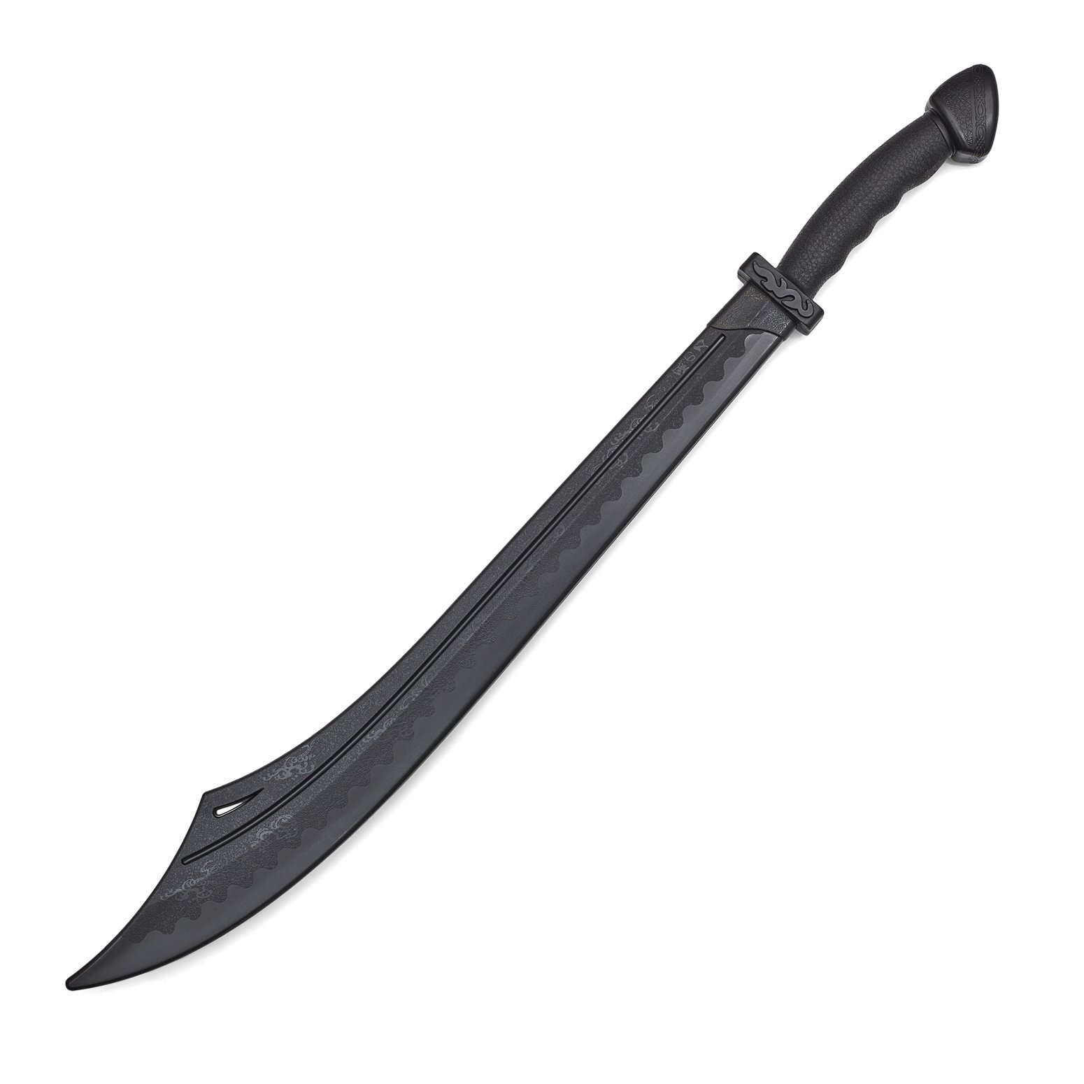 Black Polypropylene Kung Fu BroadSword 33\"