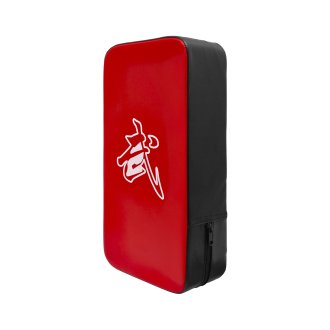 Muay Thai Beginners Kick Pad Black/Red - Single