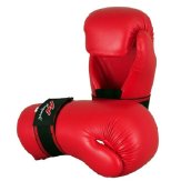 Semi Contact Point Sparring Gloves: Red