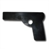 Standard Rubber Hand Gun : Black Standard Rubber Hand Gun : Black