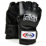 Fairtex Black FGV12 MMA Fight Gloves - 4oz