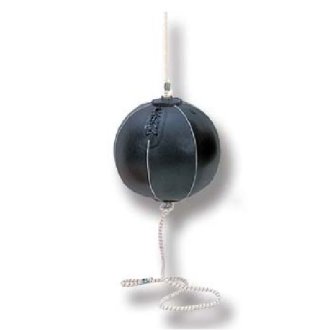 Floor To Ceiling Speed Ball Black: Vinyl