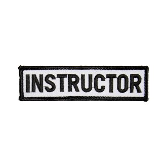 Instructor Patch - Black/White