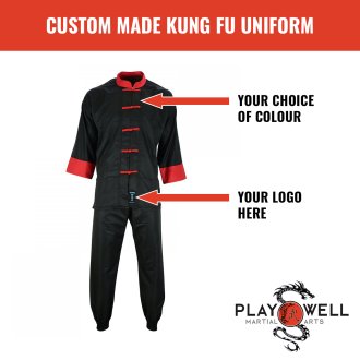Custom Made Martial Arts Kung Fu Uniform Microfibre - Your Logo