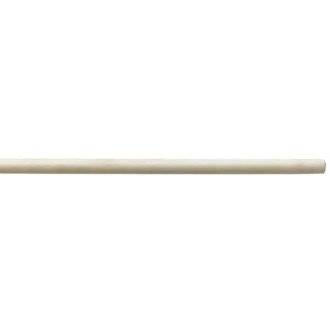 Bo Staff White Wax: Straight ( 6FT )