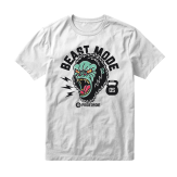 Pride or Die Beast Mode T Shirt - White