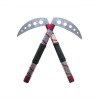 Elite Competition / Demo Kamas With Grip - Silver/Red