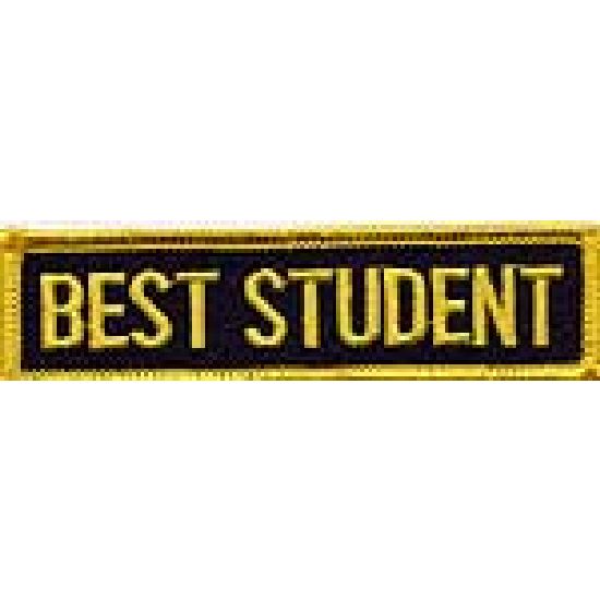 Merit Patch: Student: Best Student P107 - Click Image to Close