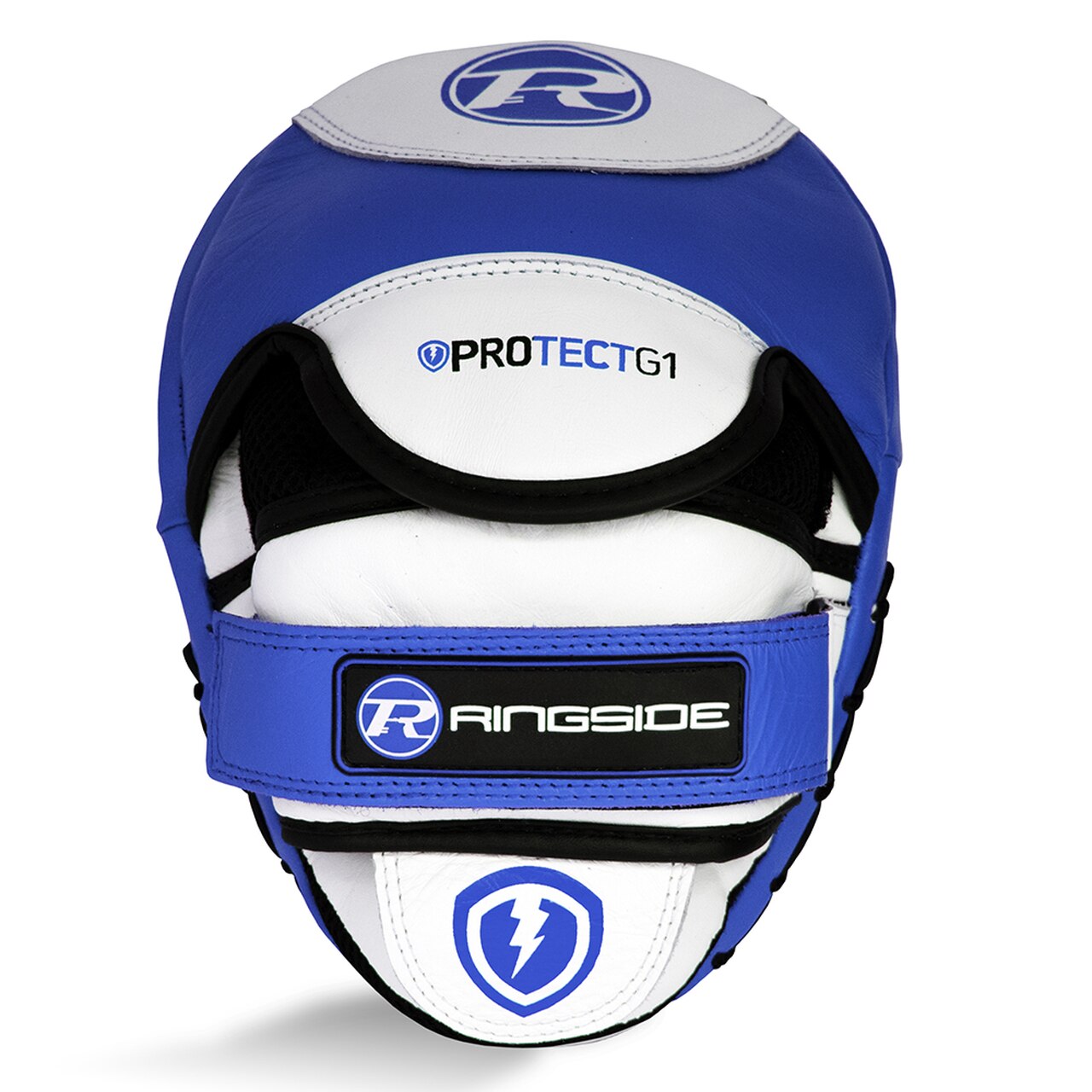 Ringside Protect G1 Hook & Jab Pads Royal / White / Black - Click Image to Close