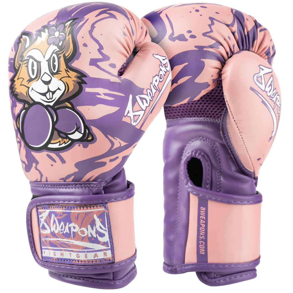 8 Weapons Kids Jenny Muay Thai Boxing Gloves - Click Image to Close