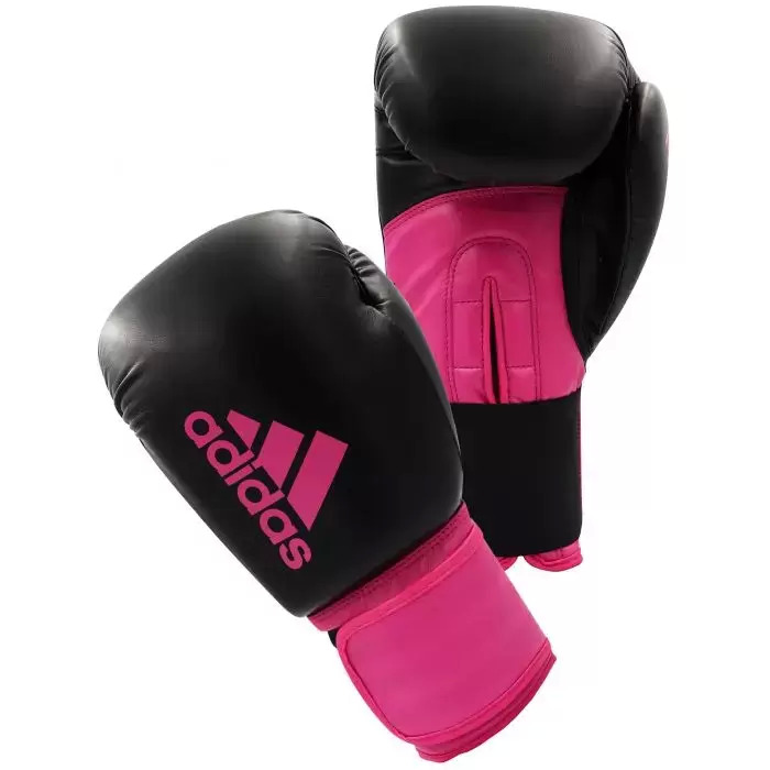 Adidas Hybrid 100 Womens Boxing Gloves - Pink - 10oz - Click Image to Close