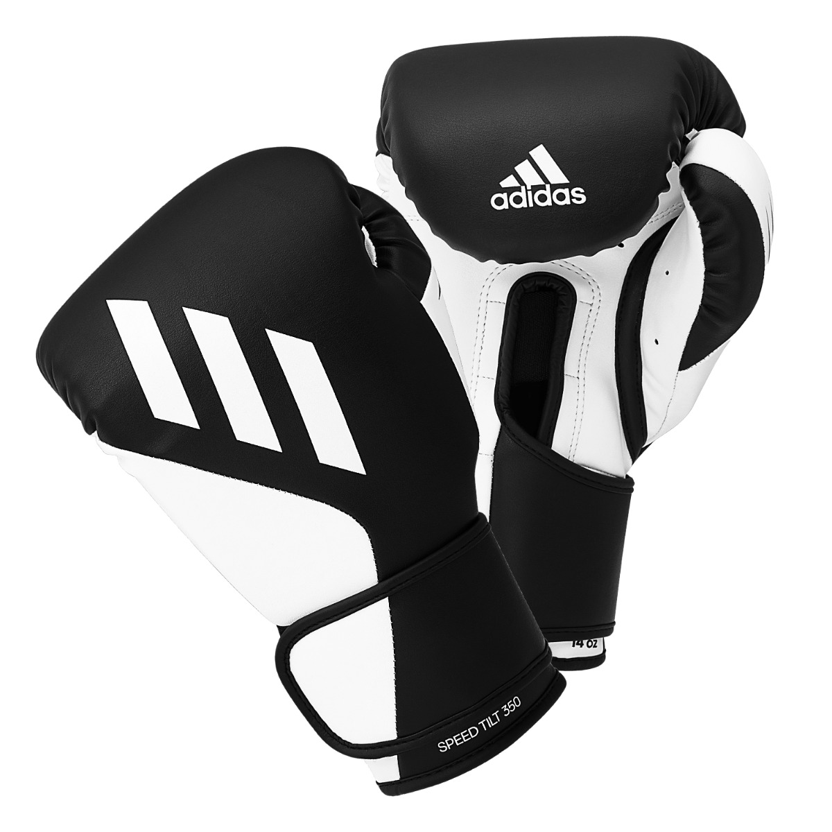 Adidas Speed Tilt 350 Boxing Gloves - Black/White - Click Image to Close