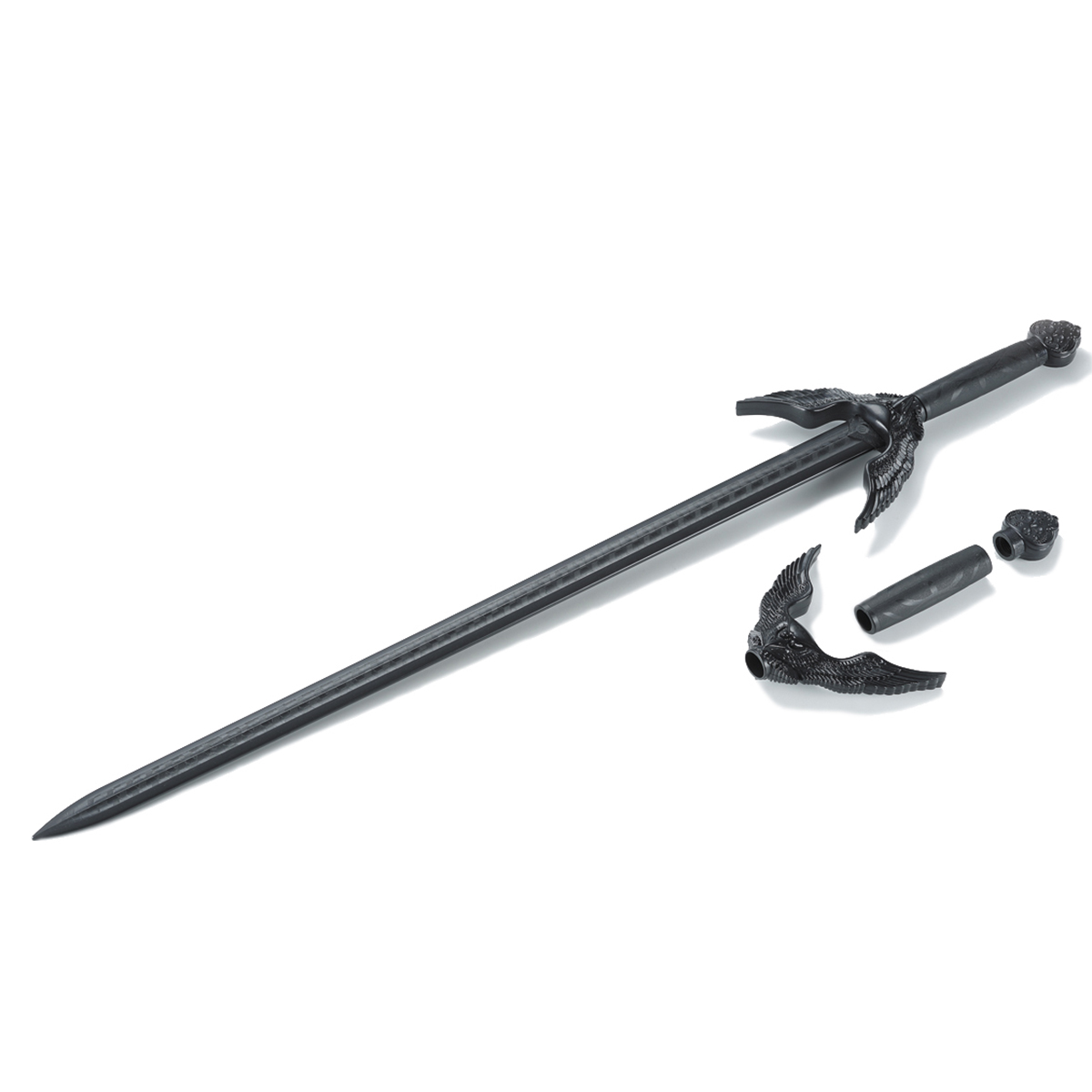 Black Polypropylene Chinese Han Eagle Sword - Click Image to Close