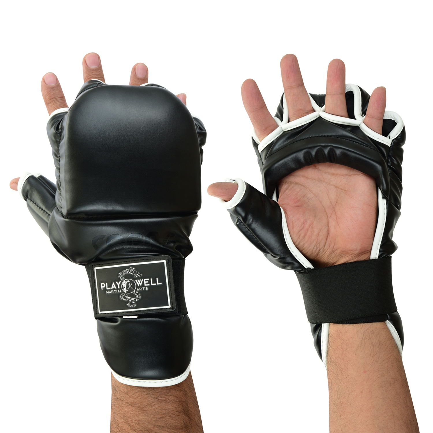 Kung Fu Cobra Grappling Sparring Gloves - Click Image to Close
