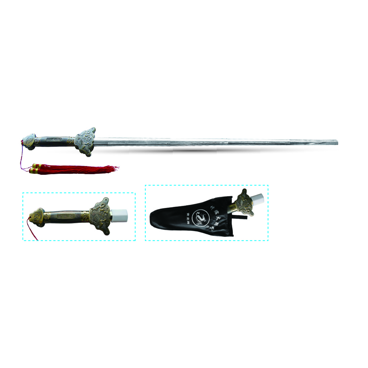 Telescopic Tai Chi Sword - ( D478 ) - Click Image to Close