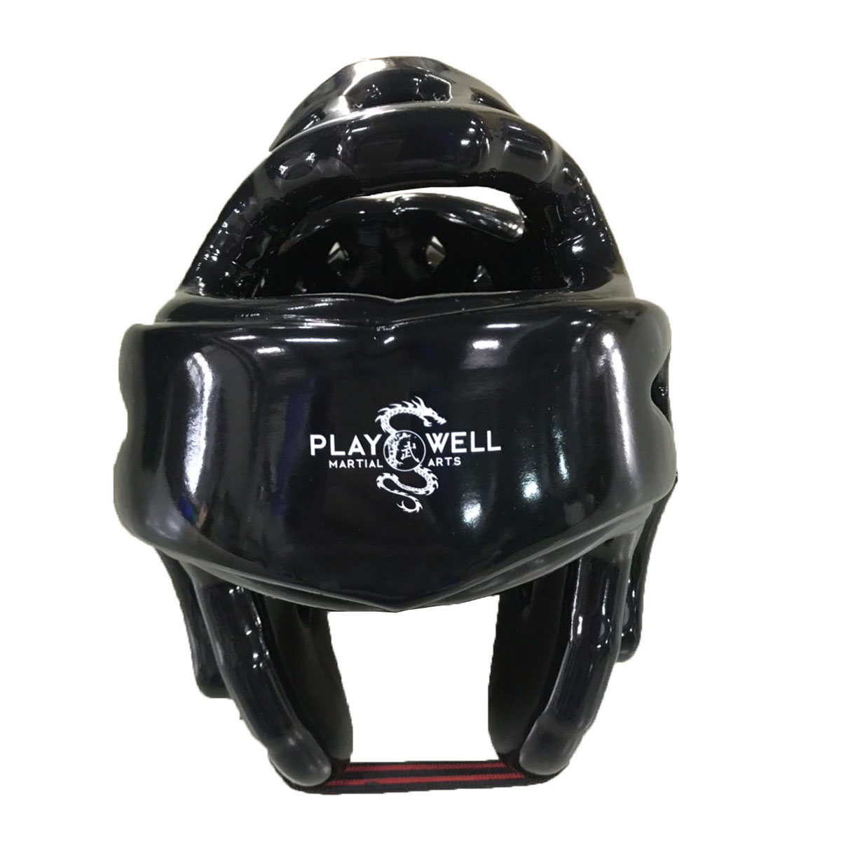 Dipped Foam Ultimate Headguard ( Double Layer ) - Black - Click Image to Close