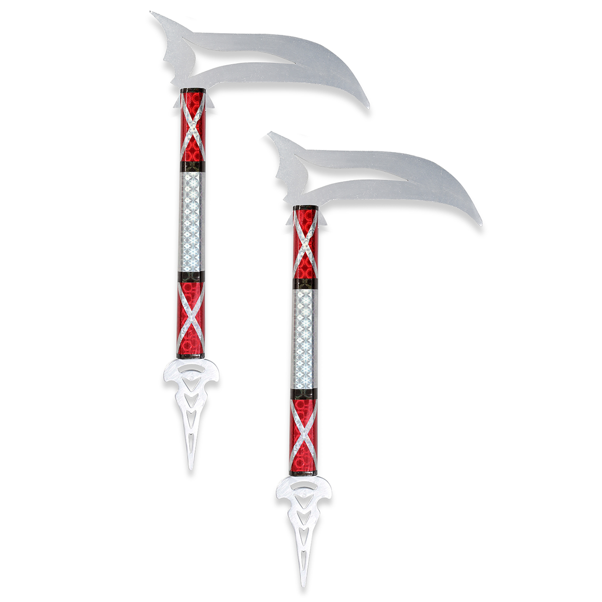Competition / Demo Kamas Red - ( Eagle Head - Double Bladed ) - Click Image to Close