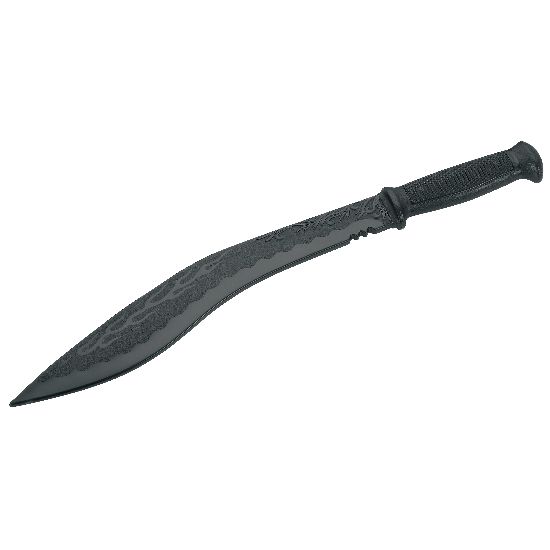Black Polypropylene Ghurka Kukri Knife - 24.8" - Click Image to Close