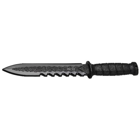 TPR Rubber "Hunter" Training Knife - (E448) - Click Image to Close