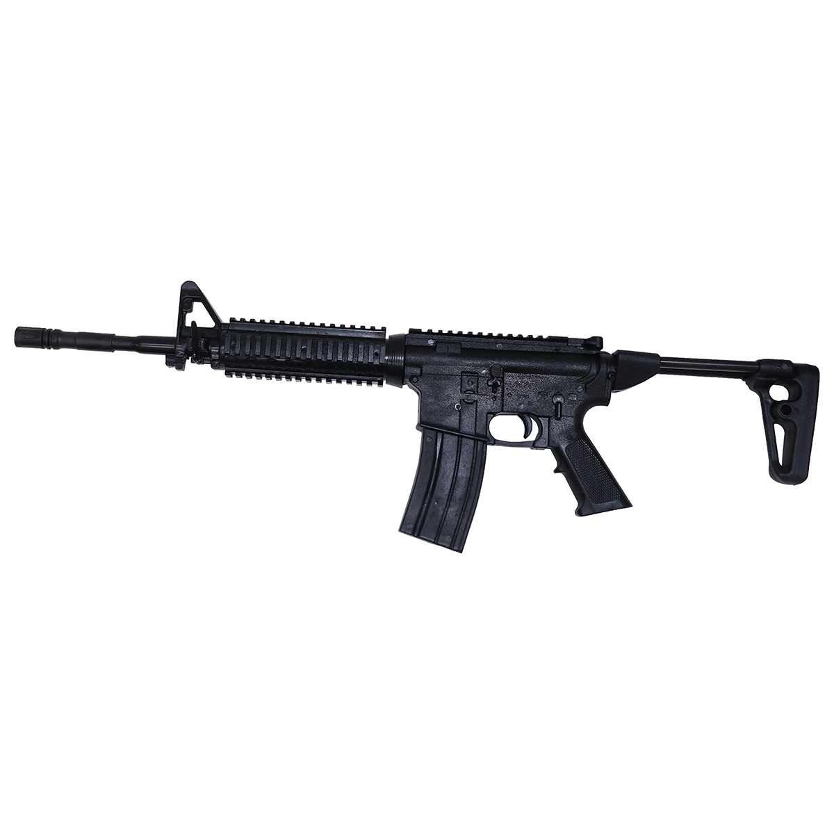 Realistic TP Rubber M4 Assault Rifle Training Gun ( E463 ) 31.4" - Click Image to Close