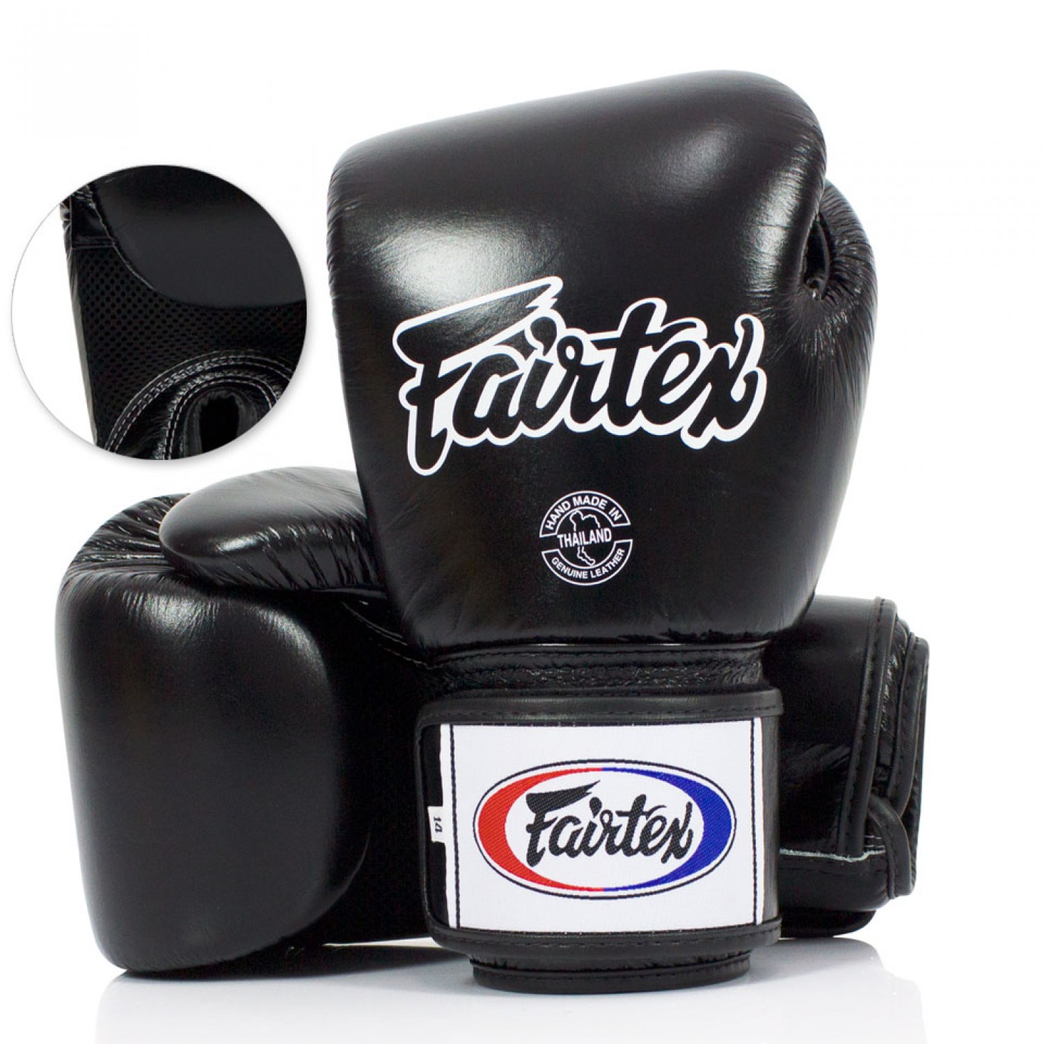 Fairtex BGV1-B Black Breathable Boxing Gloves - PRE ORDER - Click Image to Close