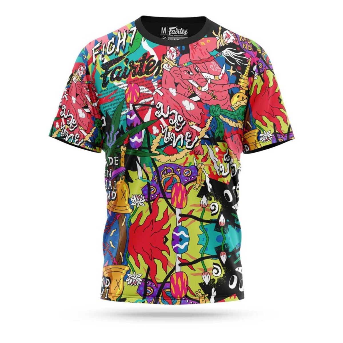 Fairtex X Urface Full Print Muay Thai T shirt - Click Image to Close