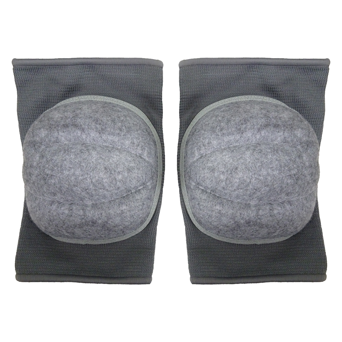 Deluxe Padded MMA Knee Pads - Grey - Click Image to Close